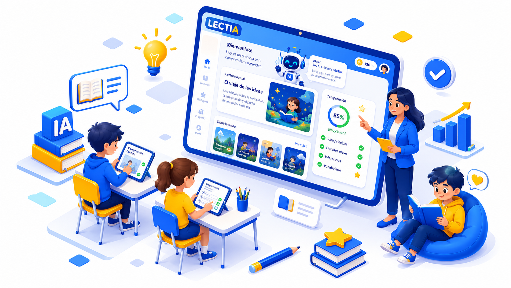 ¡Vive la experiencia de aprender como si estuvieras en el aula!